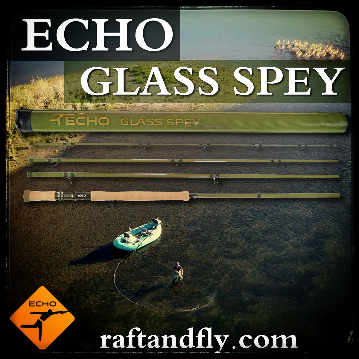 Echo Glass Spey 3wt 10'8