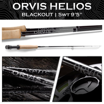 Orvis Helios Blackout 5wt fly rod sale