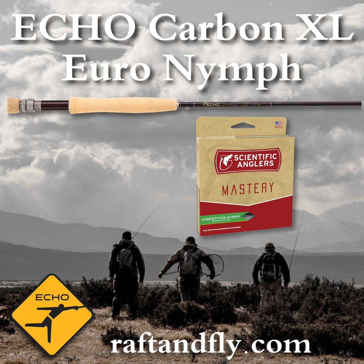 ECHO Carbon XL Euro Nymph 4wt 10'0