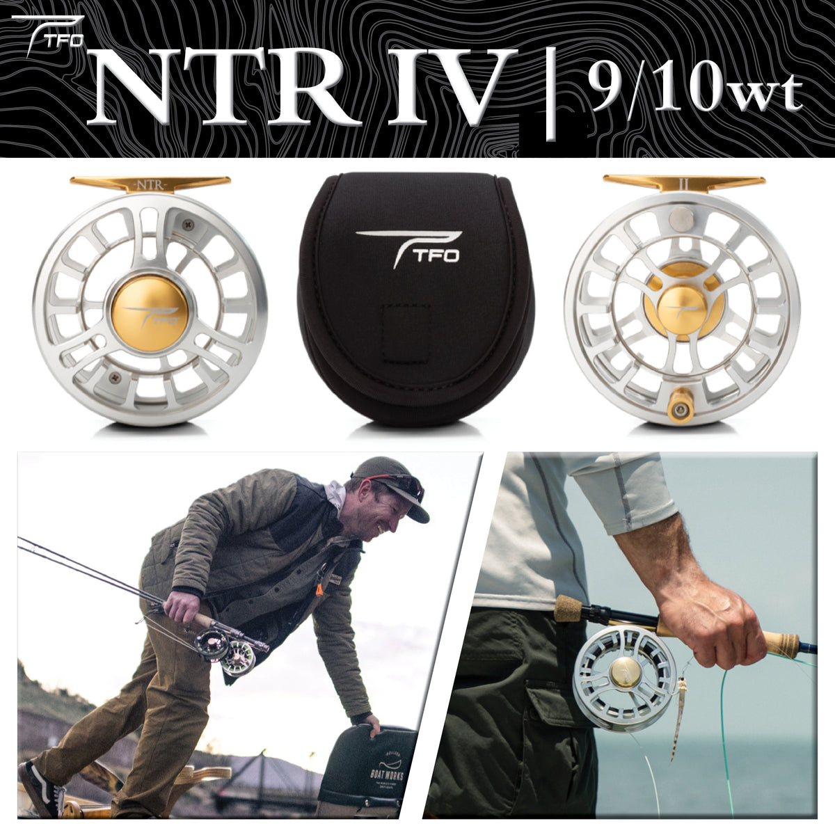 TFO TFR NTR IV CG Silver 9/10wt Fly Reel