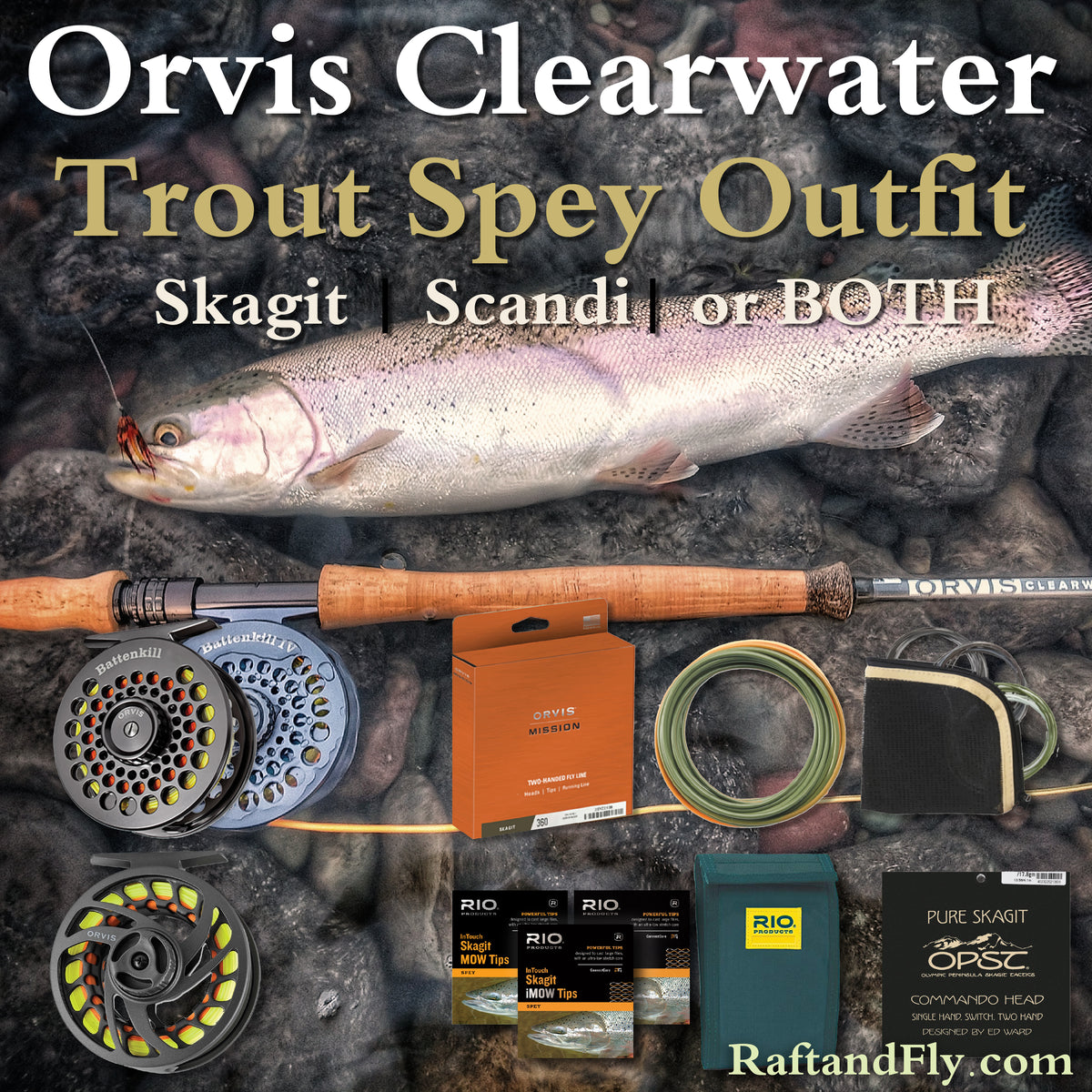 Orvis Clearwater 4wt Trout Spey Outfit 11'4