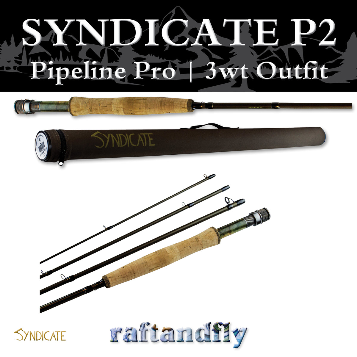 Syndicate P2 Pipeline Pro 3wt 10'0 Outfit – Raft & Fly Shop