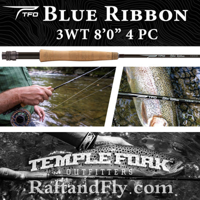TFO Blue Ribbon 3wt fly rod sale
