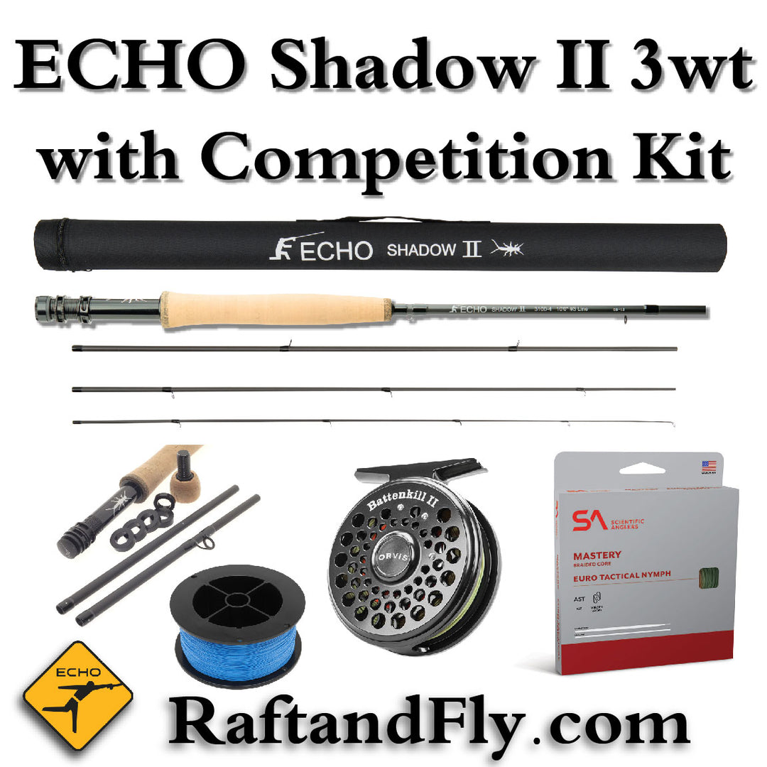 echo fly rod and reel combos Echo Shadow II 3wt 10'0