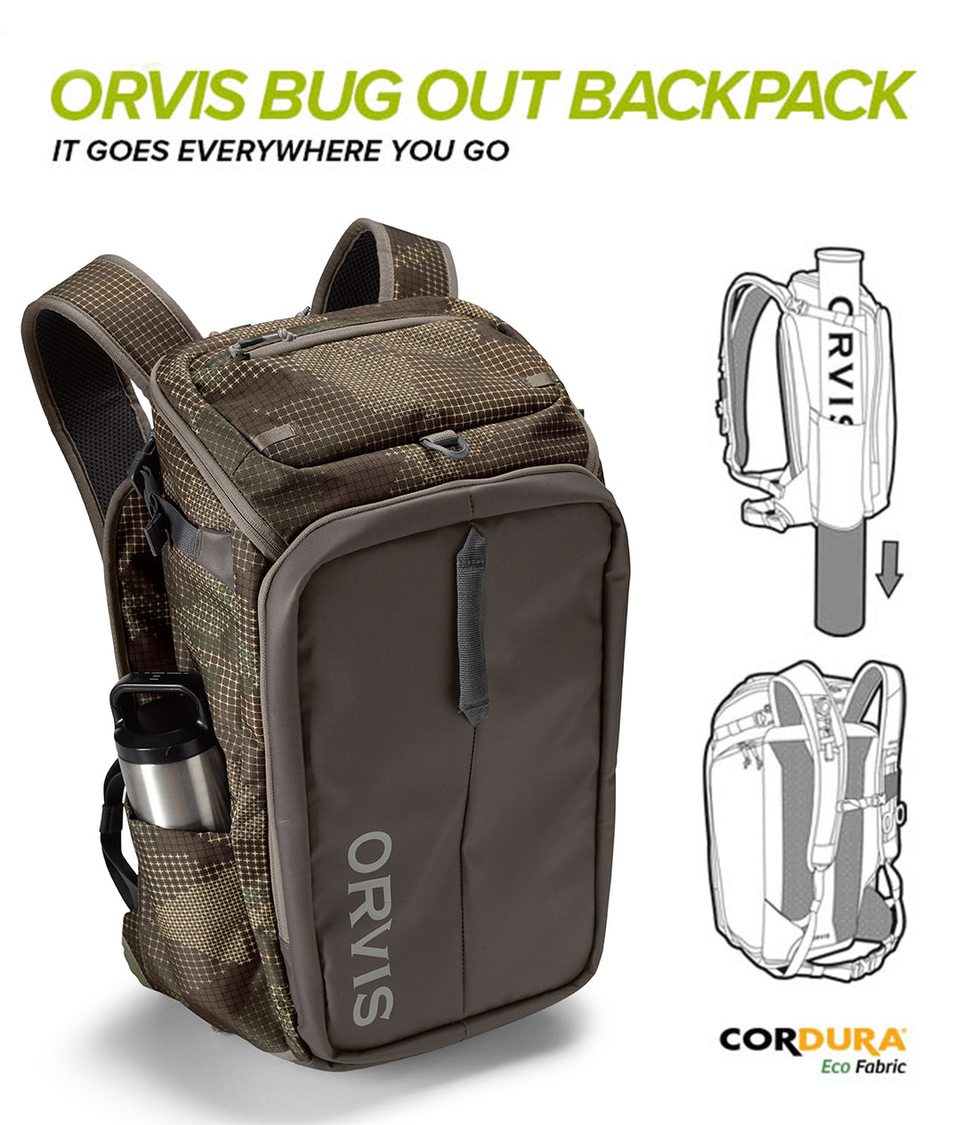 osprey backpack bug out bag Orvis Bug-Out Fly Fishing Backpack Camo