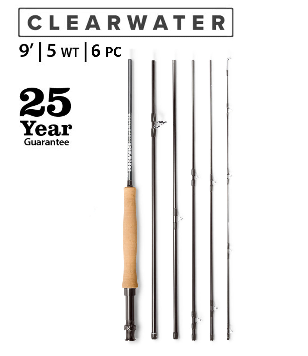 ORVIS Clearwater 　7,6フィート　4番　パックロッド ORVIS - ORVIS CLEARWATER Fly Rod/オービス クリアウォーター