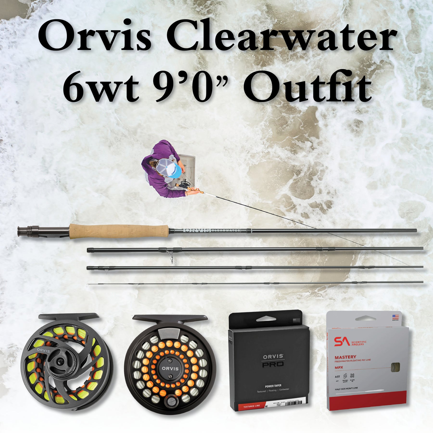 Orvis Clearwater 6wt 9'0 Outfit – Raft & Fly Shop