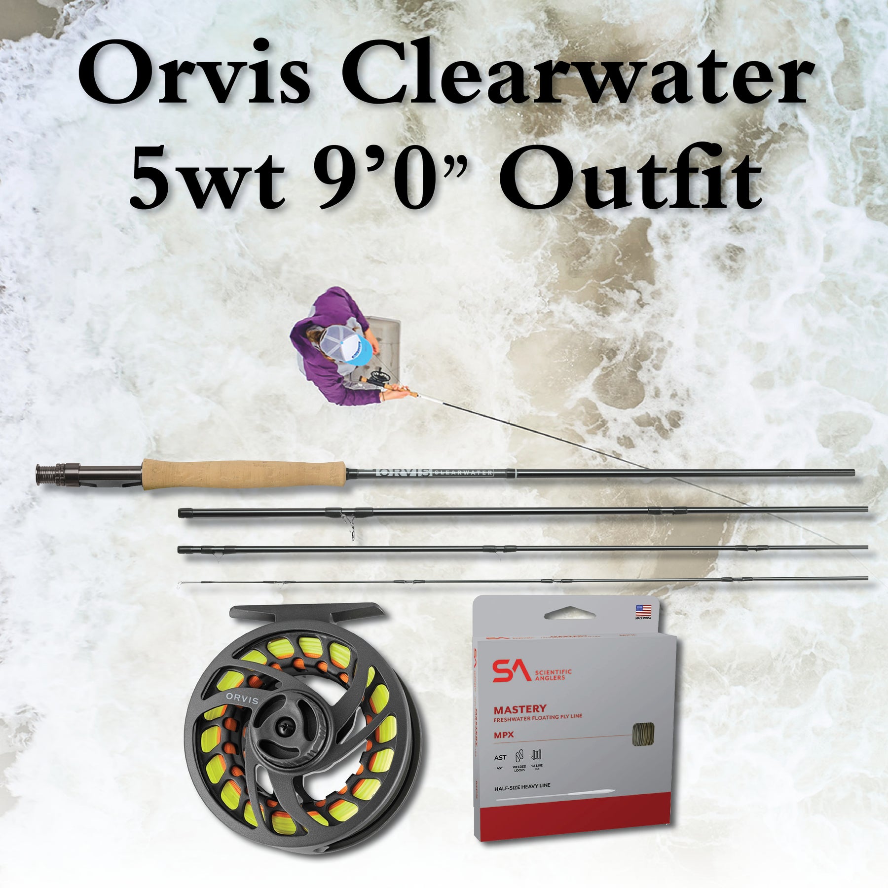 Orvis Clearwater 5wt 9'0 Outfit – Raft & Fly Shop