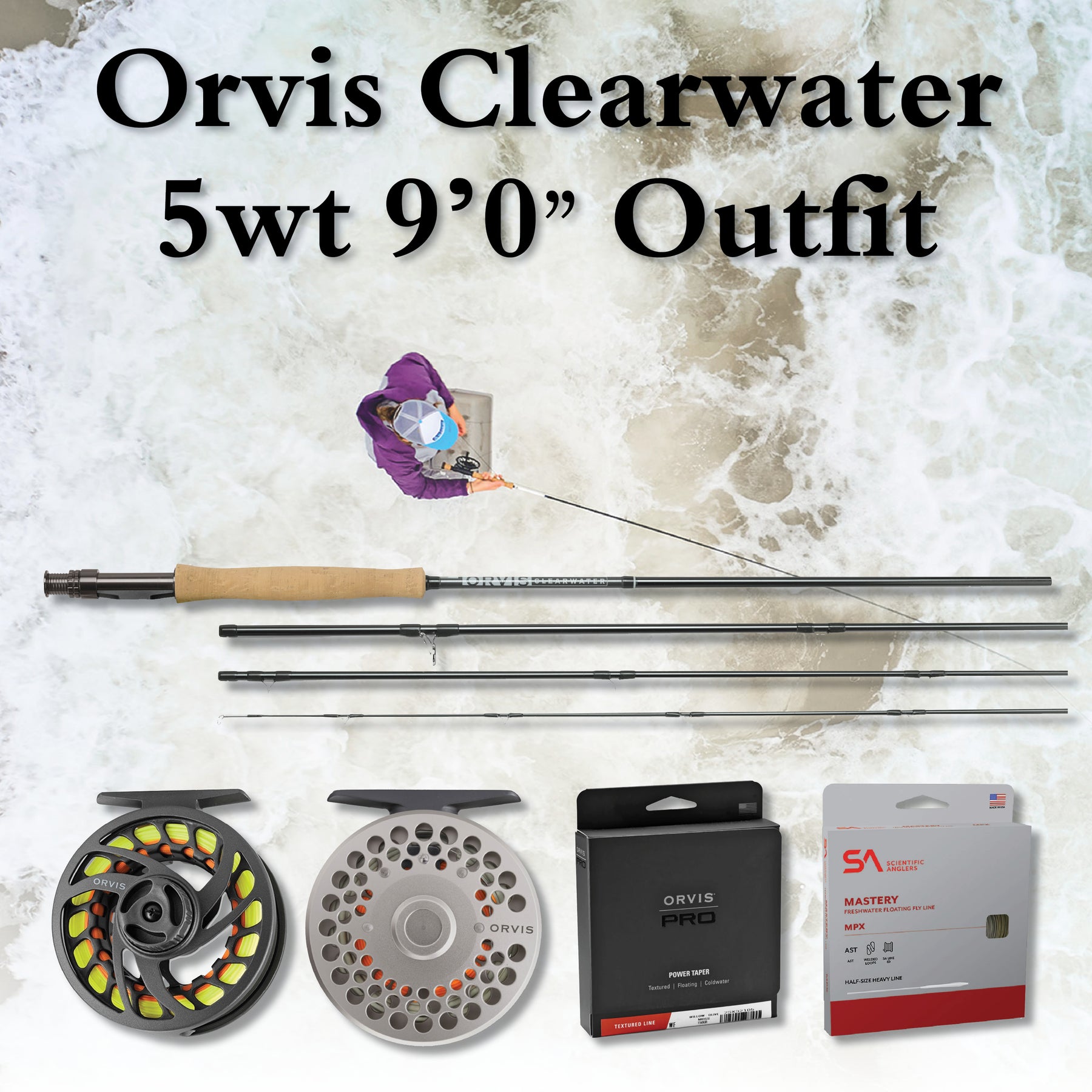 Orvis Clearwater Fly Rod Outfit - 9'0