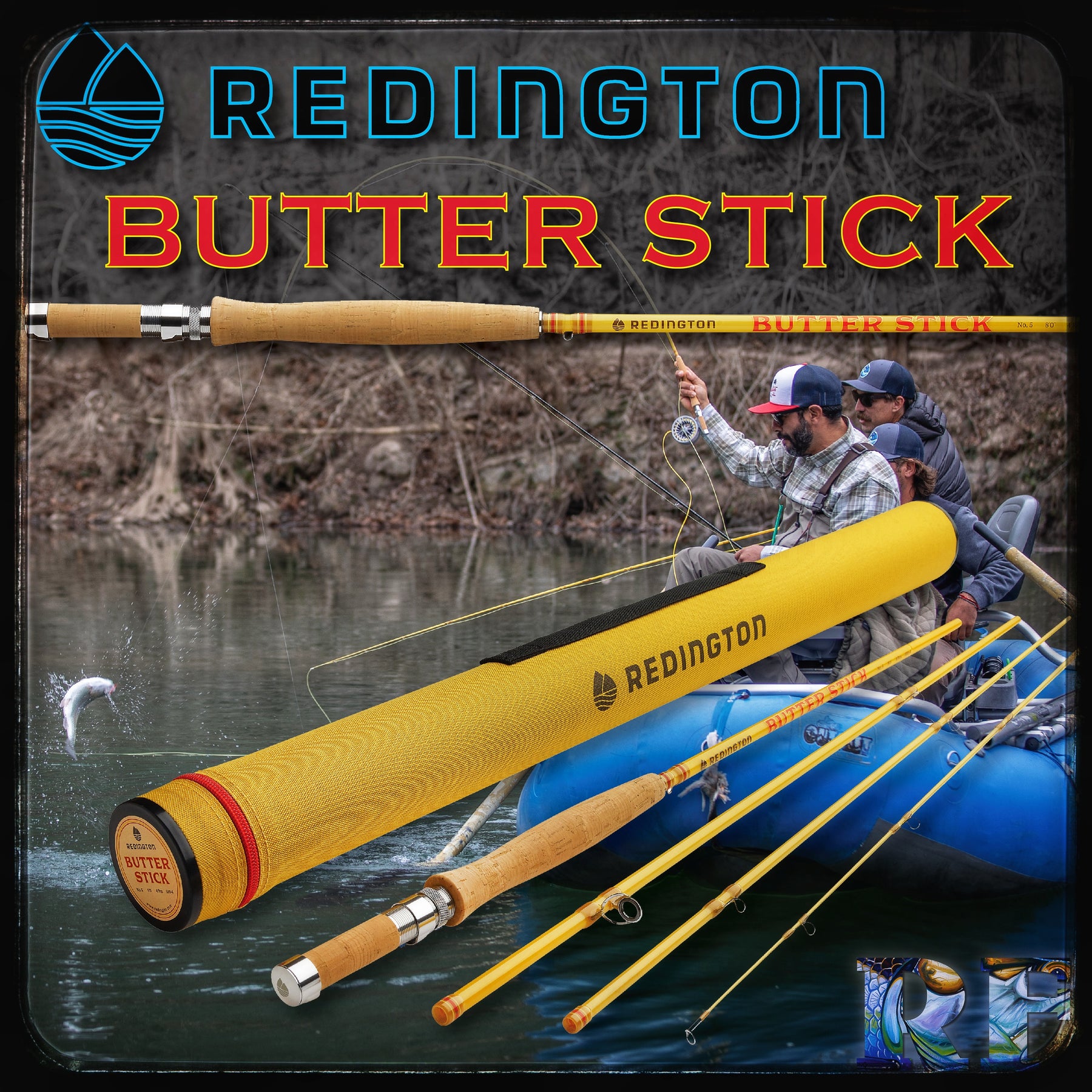 Redington 490-4 VICE 4 Line Weight 9 Foot 4 Piece Fly Fishing Rod