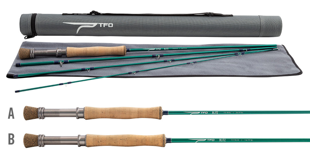 bfa fish poles TFO Blitz Fly Rod Master the shallows with Zipify GREATEST-LURE Tag Best Fishing Lures to Size:4.0 - 5.2:1
