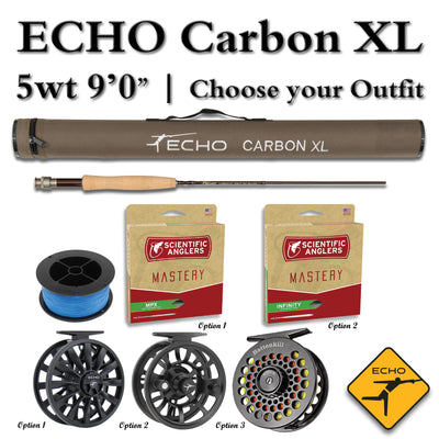 Echo Carbon XL 5wt Fly Rod Outfit Sale