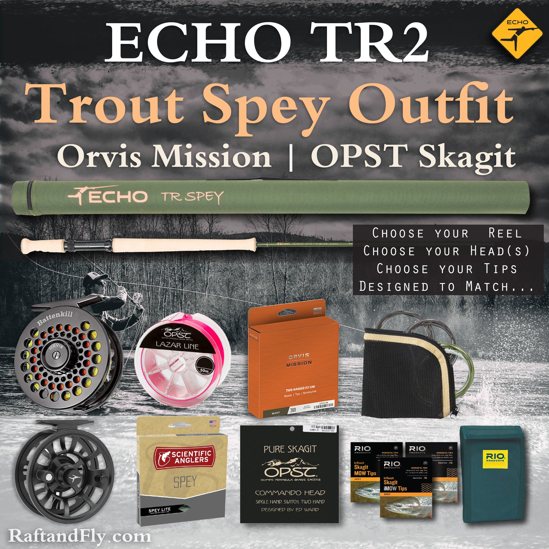 Echo TR Spey Rod - Fin & Fire Fly Shop