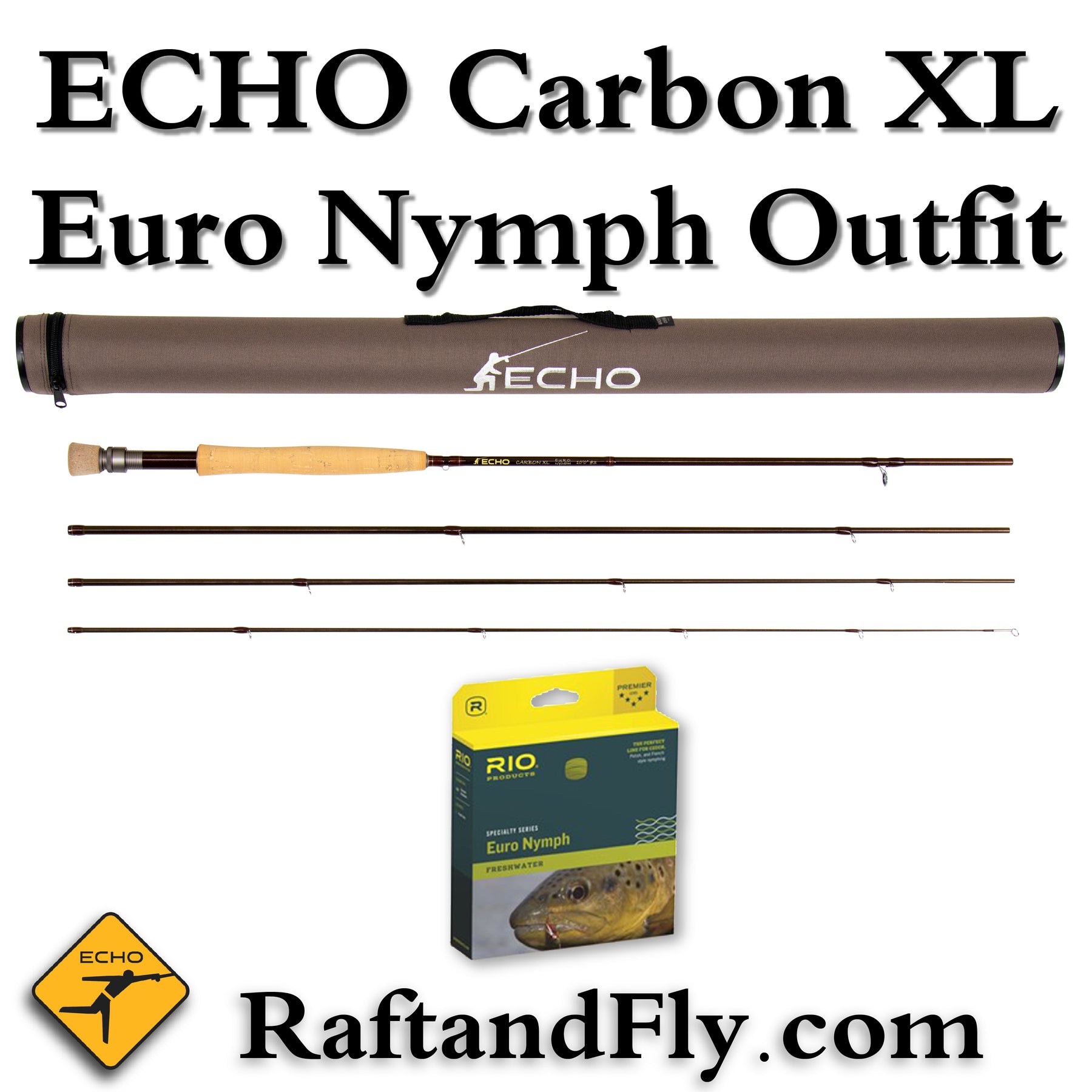 2/3/4WT Nymph Fly Fishing Rod Kit 10FT Moderate Fast Action Nymph Fly Rod  Combo