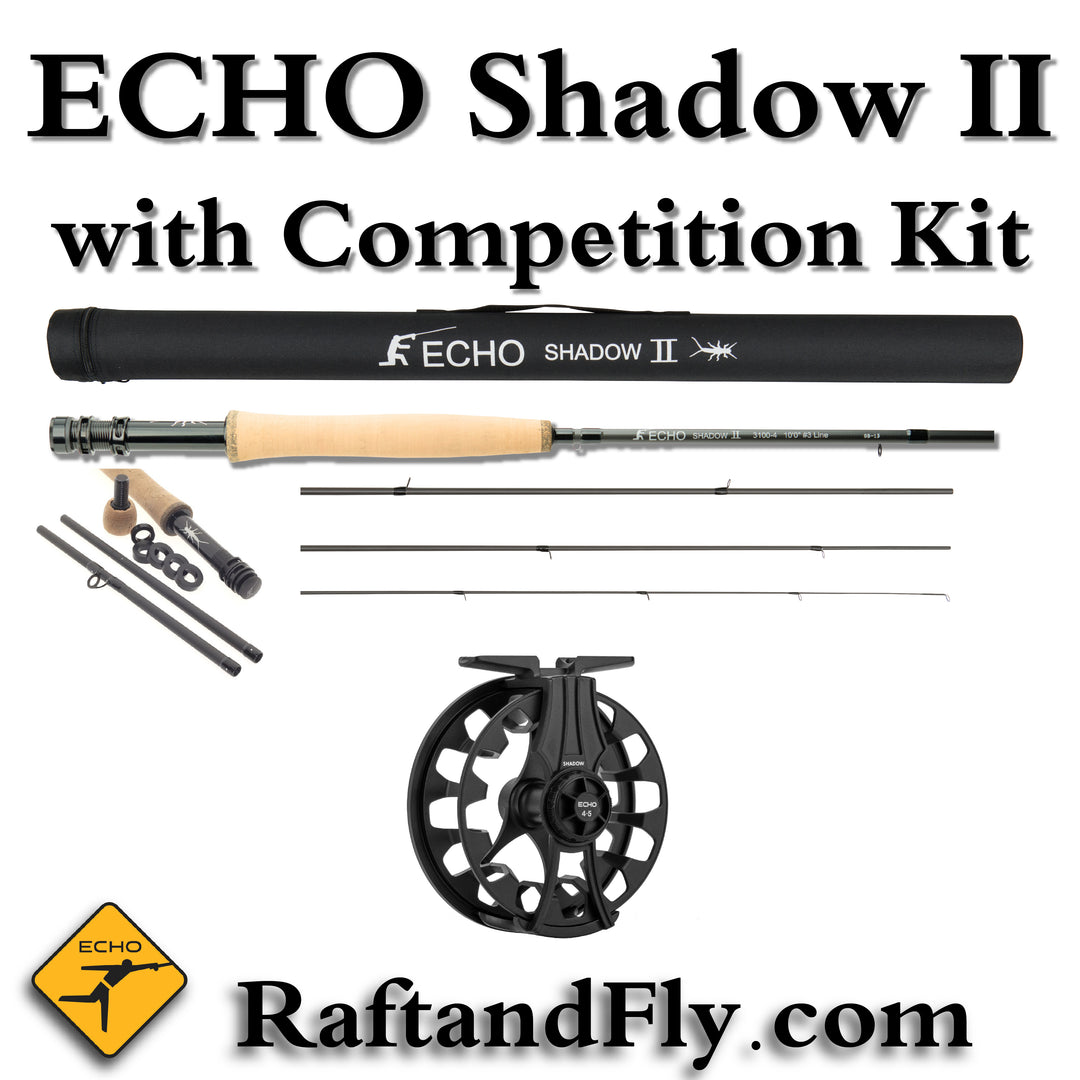 echo shadow click fly reel Echo Shadow II 3wt 10'0" - 11'0" with Free Competition Kit