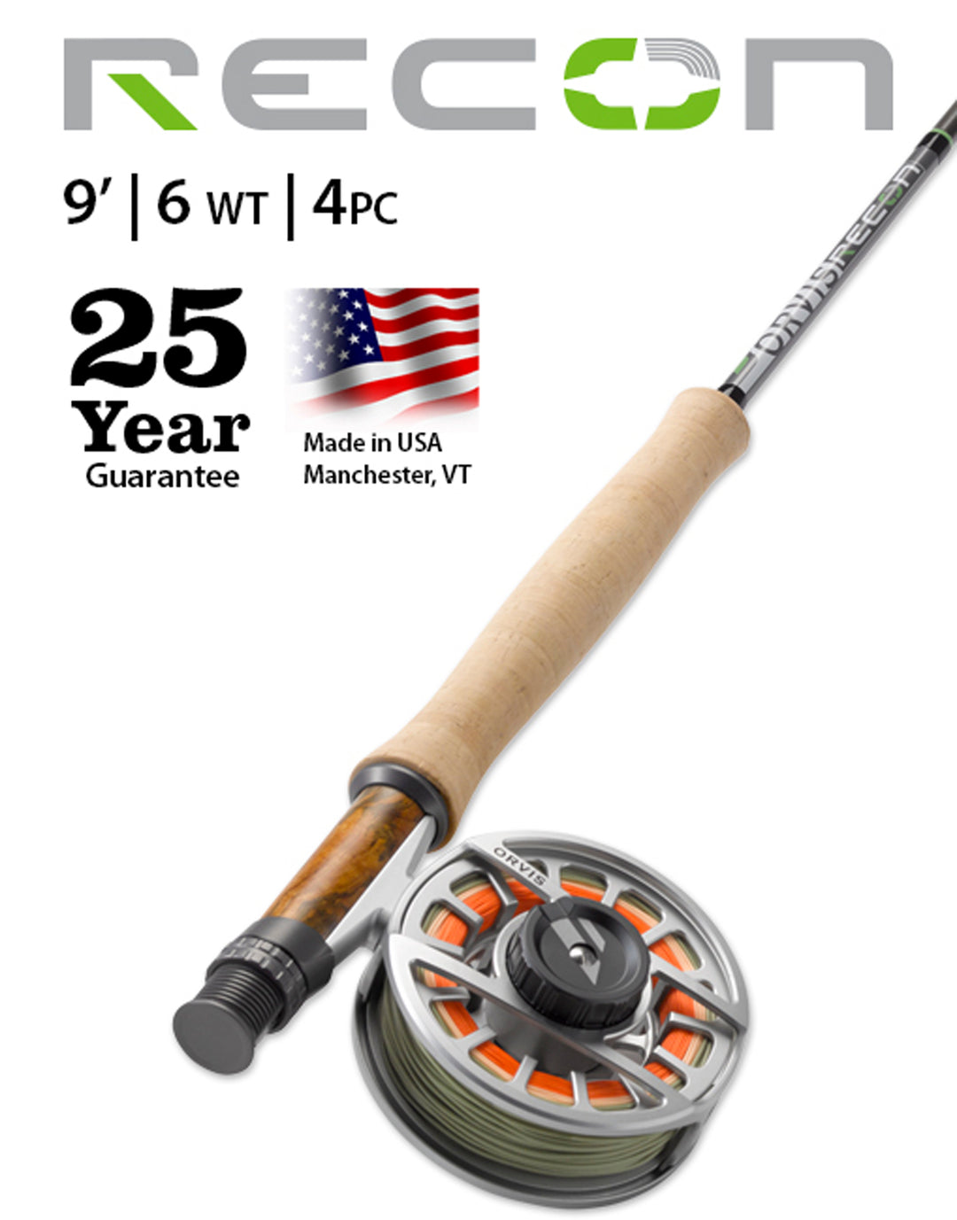 ORVIS CLEARWATER フライロッド 9フィート 6番値下げ中