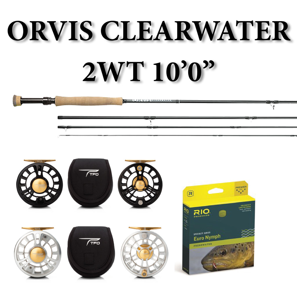 Orvis Clearwater 2wt 10 NTR Reel Rio FIPS Line – Raft & Fly Shop