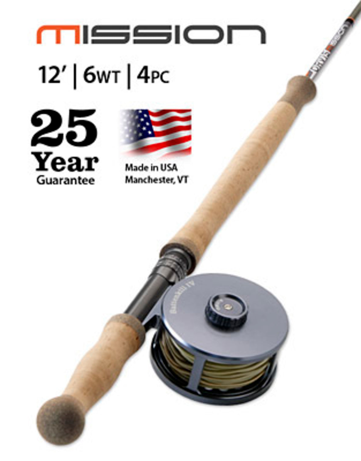 Orvis Mission Two-Handed Fly Rod, 6wt / 12