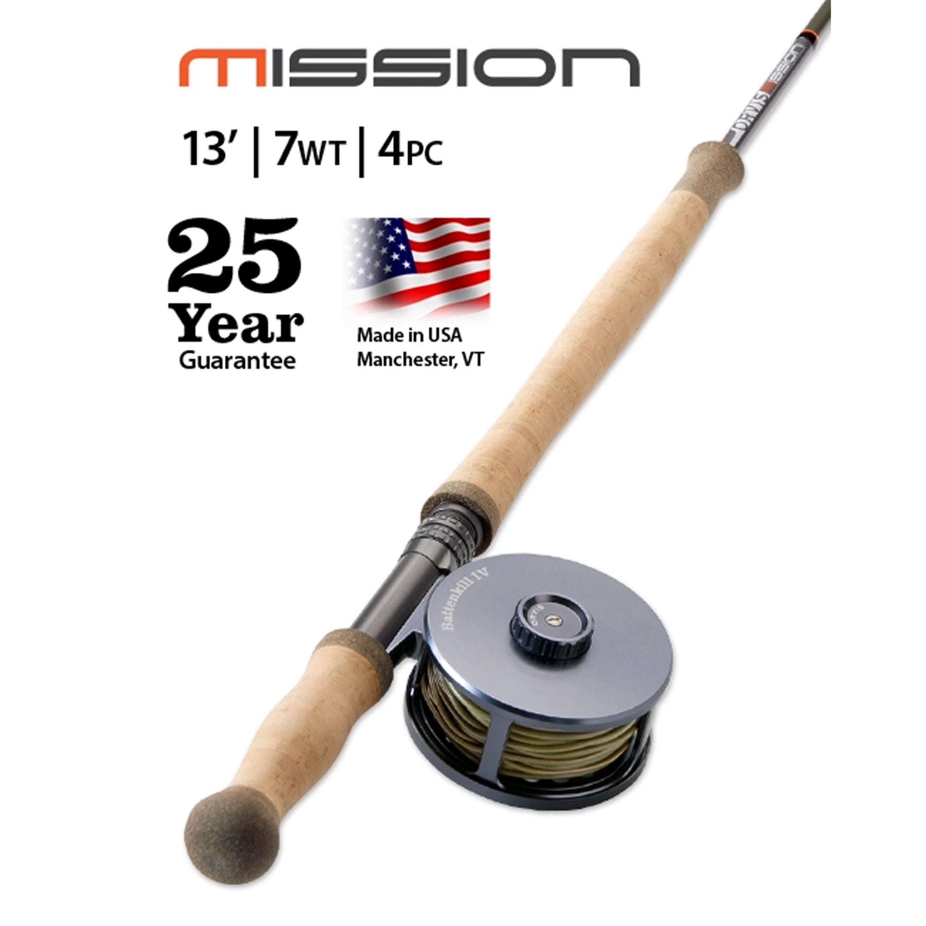 Orvis Mission Two Handed Fly Rod 13' 7wt