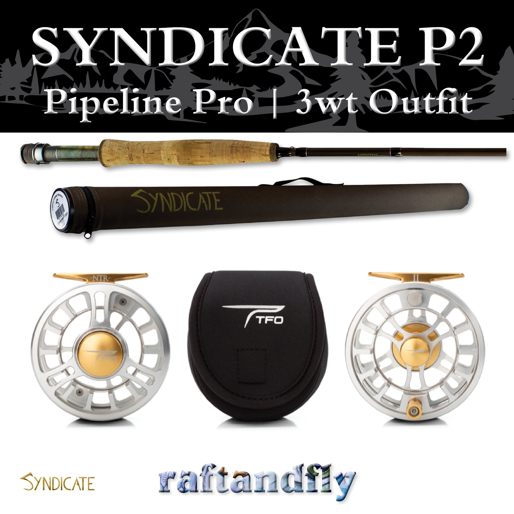 Syndicate P2 Pipeline Pro 3wt 10'0 Outfit – Raft & Fly Shop