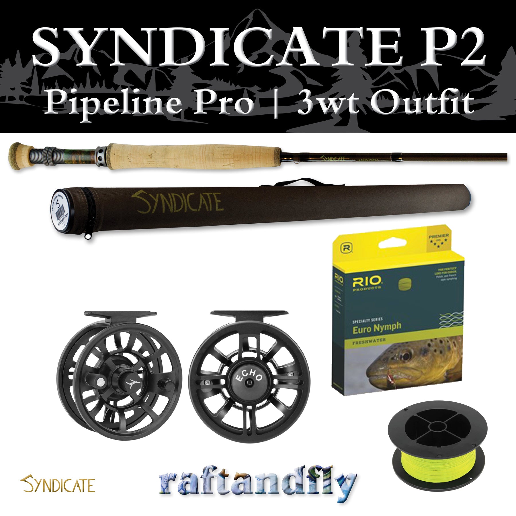 Syndicate P2 Pipeline Pro 3wt 10'0 Fighting Butt Outfit – Raft & Fly Shop