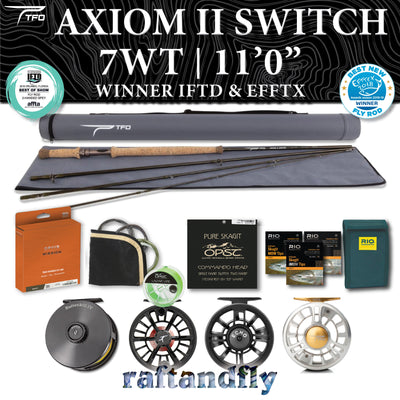 TFO Axiom II 7wt Switch Rod Outfit sale