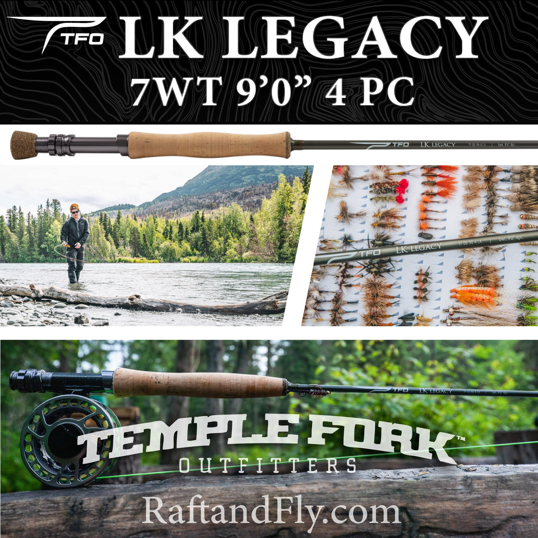 TFO LeftyKreh ProSeries 6wt 9’0 テンプルフォーク TFO Lefty Kreh TiCr X Series Fly Rods - 9' 6wt 4pc (TFO 06