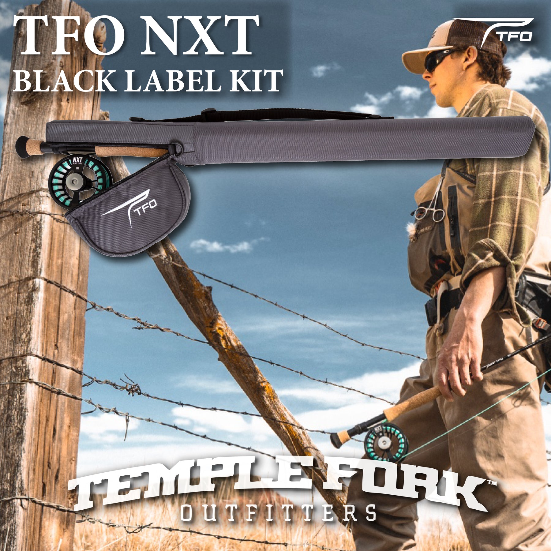 TFO NXT Black Label Fly Rod Kit