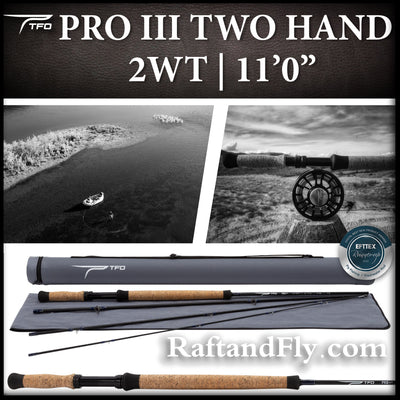 TFO Pro III Two Handed 2wt trout spey rod sale